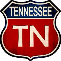 Tennessee Highway Shield Novelty Metal Magnet HSM-537