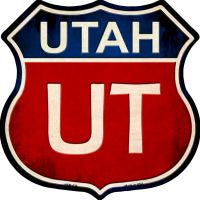 Utah Highway Shield Novelty Metal Magnet HSM-539