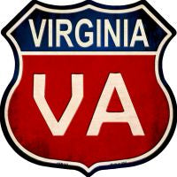 Virginia Highway Shield Novelty Metal Magnet HSM-541