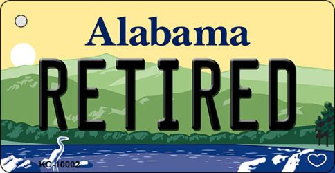 Retired Alabama Key Chain Metal Novelty KC-10002