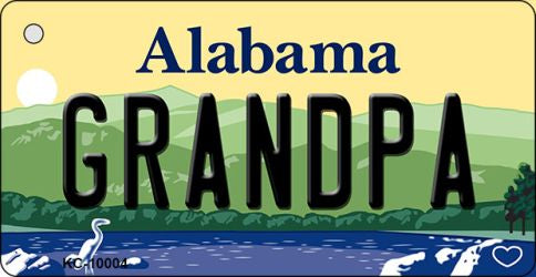 Grandpa Alabama Key Chain Metal Novelty KC-10004