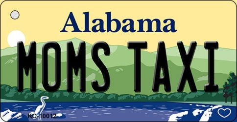 Moms Taxi Alabama Key Chain Metal Novelty KC-10012