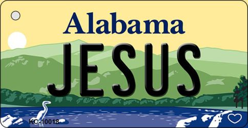 Jesus Alabama Key Chain Metal Novelty KC-10018