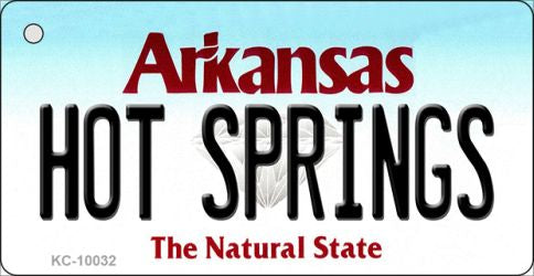 Hot Springs Arkansas Key Chain Metal Novelty KC-10032