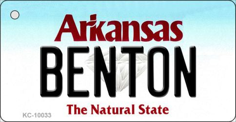 Benton Arkansas Key Chain Metal Novelty KC-10033