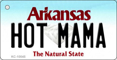 Hot Mama Arkansas State License Plate Tag Key Chain KC-10045