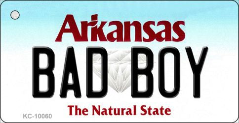 Bad Boy Arkansas State License Plate Tag Key Chain KC-10060