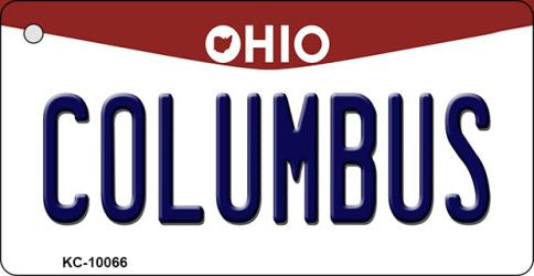 Columbus Ohio State License Plate Tag Key Chain KC-10066