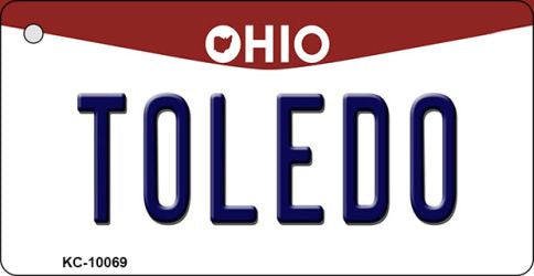 Toledo Ohio State License Plate Tag Key Chain KC-10069