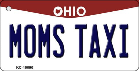 Moms Taxi Ohio State License Plate Tag Key Chain KC-10090