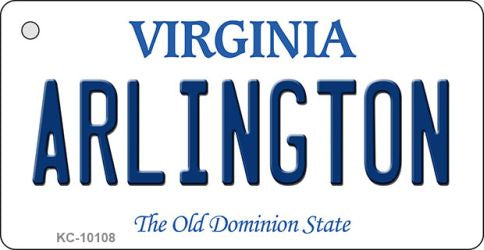 Arlington Virginia State License Plate Tag Key Chain KC-10108