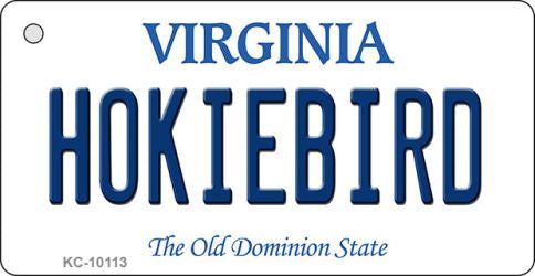 Hokiebird Virginia State License Plate Tag Key Chain KC-10113