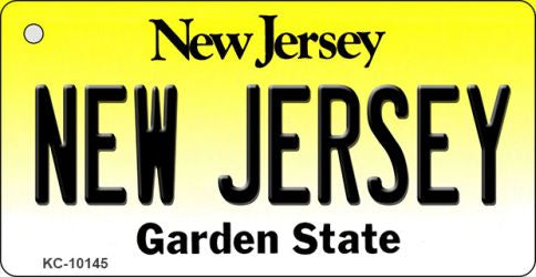 New Jersey State License Plate Tag Key Chain KC-10145