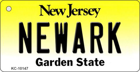 Newark New Jersey State License Plate Tag Key Chain KC-10147