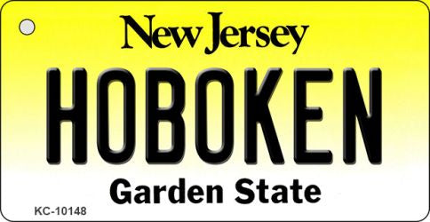 Hoboken New Jersey State License Plate Tag Key Chain KC-10148