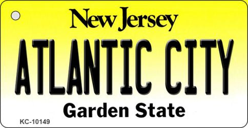 Atlantic City New Jersey State License Plate Tag Key Chain KC-10149