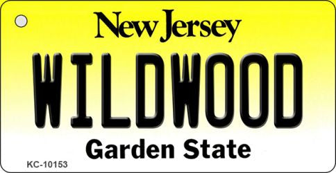 Wildwood New Jersey State License Plate Tag Key Chain KC-10153