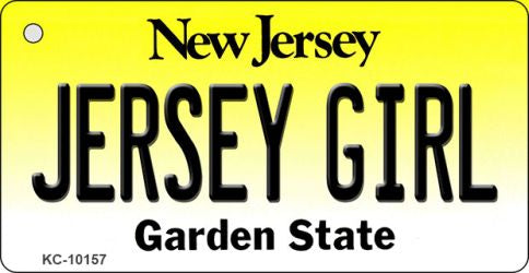 Jersey Girl New Jersey State License Plate Tag Key Chain KC-10157