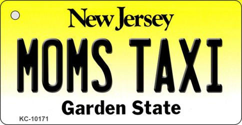 Moms Taxi New Jersey State License Plate Tag Key Chain KC-10171