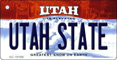 Utah State Utah State License Plate Tag Key Chain KC-10198