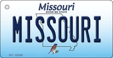 Missouri State License Plate Tag Key Chain KC-10240