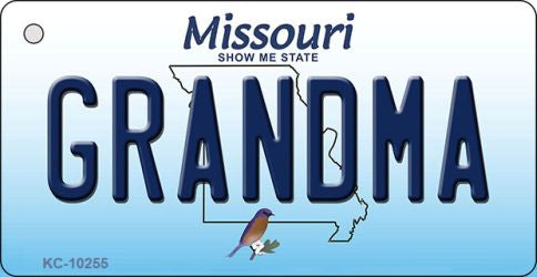 Grandma Missouri State License Plate Tag Key Chain KC-10255