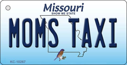 Moms Taxi Missouri State License Plate Tag Key Chain KC-10267