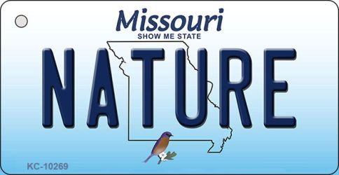 Nature Missouri State License Plate Tag Key Chain KC-10269