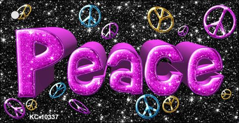 Peace Novelty Aluminum Key Chain KC-10337