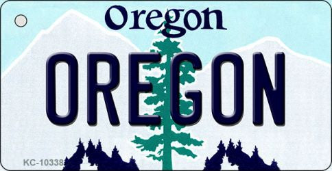 Oregon State License Plate Tag Key Chain KC-10338