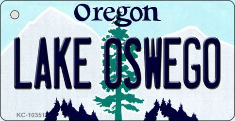 Lake Oswego Oregon State License Plate Tag Key Chain KC-10351