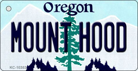 Mount Hood Oregon State License Plate Tag Novelty Key Chain KC-10353