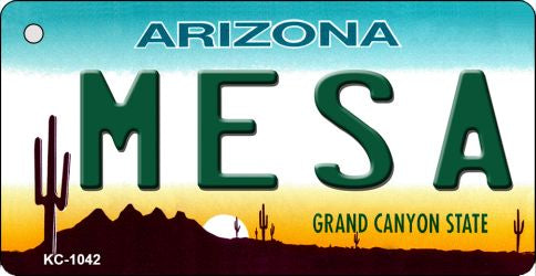 Mesa Arizona State License Plate Tag Key Chain KC-1042