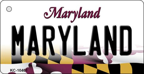 Maryland State License Plate Tag Key Chain KC-10461