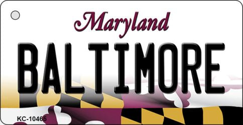 Baltimore Maryland State License Plate Tag Key Chain KC-10465