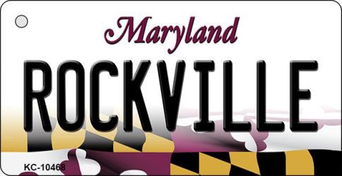 Rockville Maryland State License Plate Tag Key Chain KC-10468
