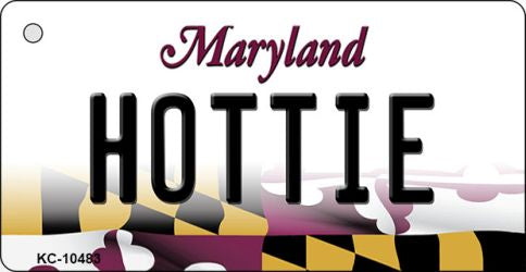 Hottie Maryland State License Plate Tag Key Chain KC-10483
