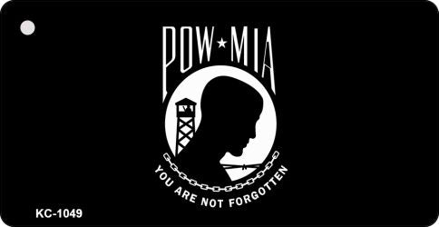 POW MIA Small Novelty Aluminum Key Chain KC-1049