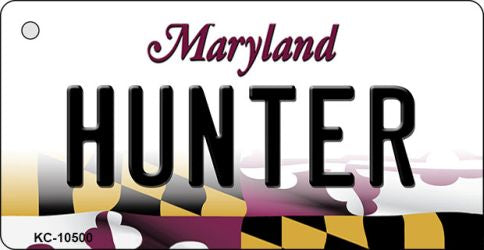Hunter Maryland State License Plate Tag Key Chain KC-10500