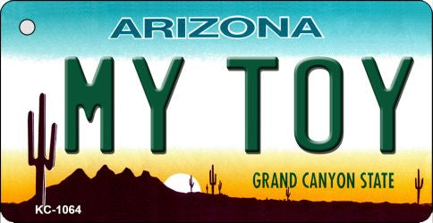 My Toy Arizona State License Plate Tag Key Chain KC-1064