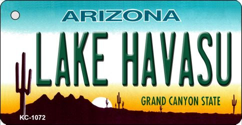 Lake Havasu Arizona State License Plate Tag Key Chain KC-1072