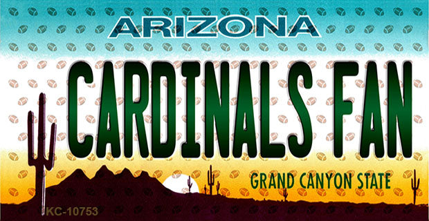 Cardinals Fan Arizona Novelty Metal Key Chain KC-10753