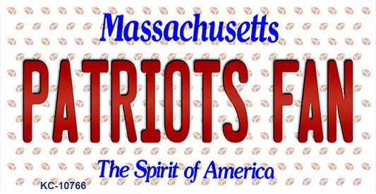 Patriots Fan Massachusetts Novelty Metal Key Chain KC-10766
