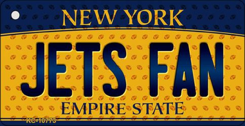 Jets Fan New York State License Plate Tag Key Chain KC-10773