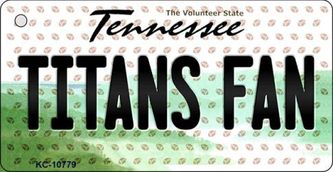 Titans Fan Tennessee State License Plate Tag Key Chain KC-10779