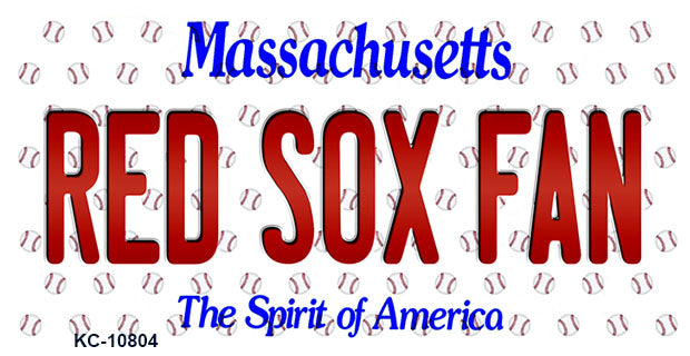 Red Sox Fan Massachusetts Novelty Metal Key Chain KC-10804