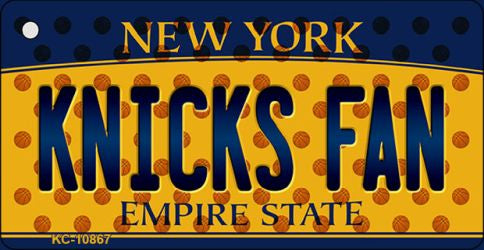 Knicks Fan New York State License Plate Tag Key Chain KC-10867