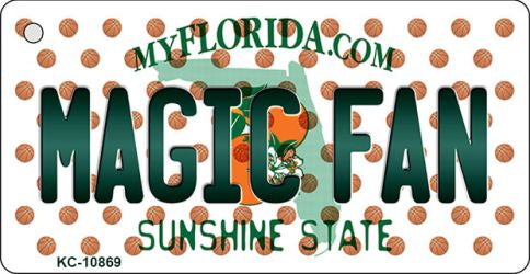 Magic Fan Florida State License Plate Tag Key Chain KC-10869
