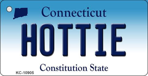 Hottie Connecticut State License Plate Tag Key Chain KC-10905