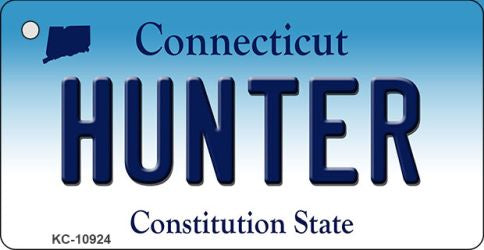 Hunter Connecticut State License Plate Tag Key Chain KC-10924